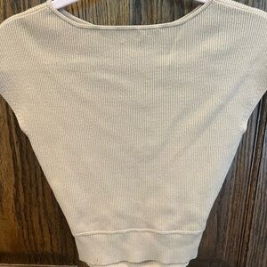 Aritzia Tan, stretchy, sweater top